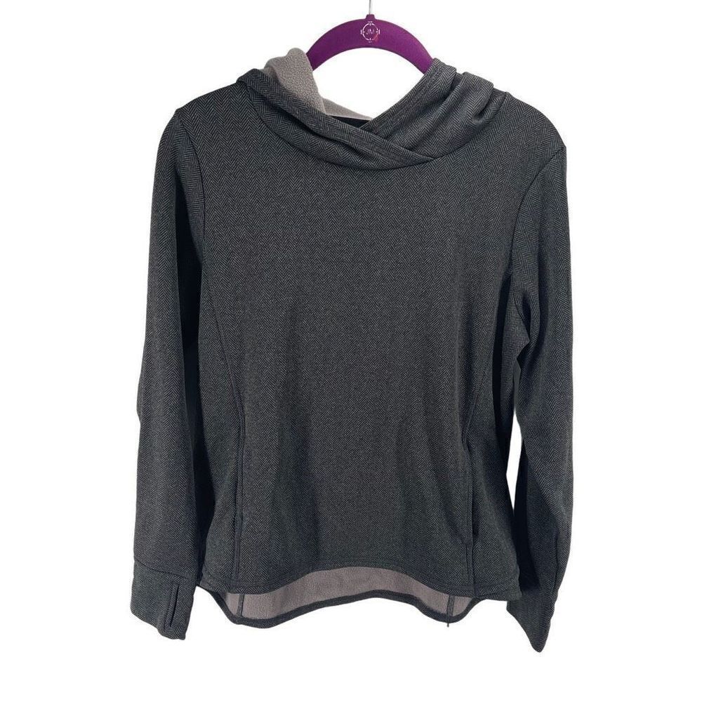 Champion Women's Pullover Hooded Long-sleeves Sweatshirt Size L